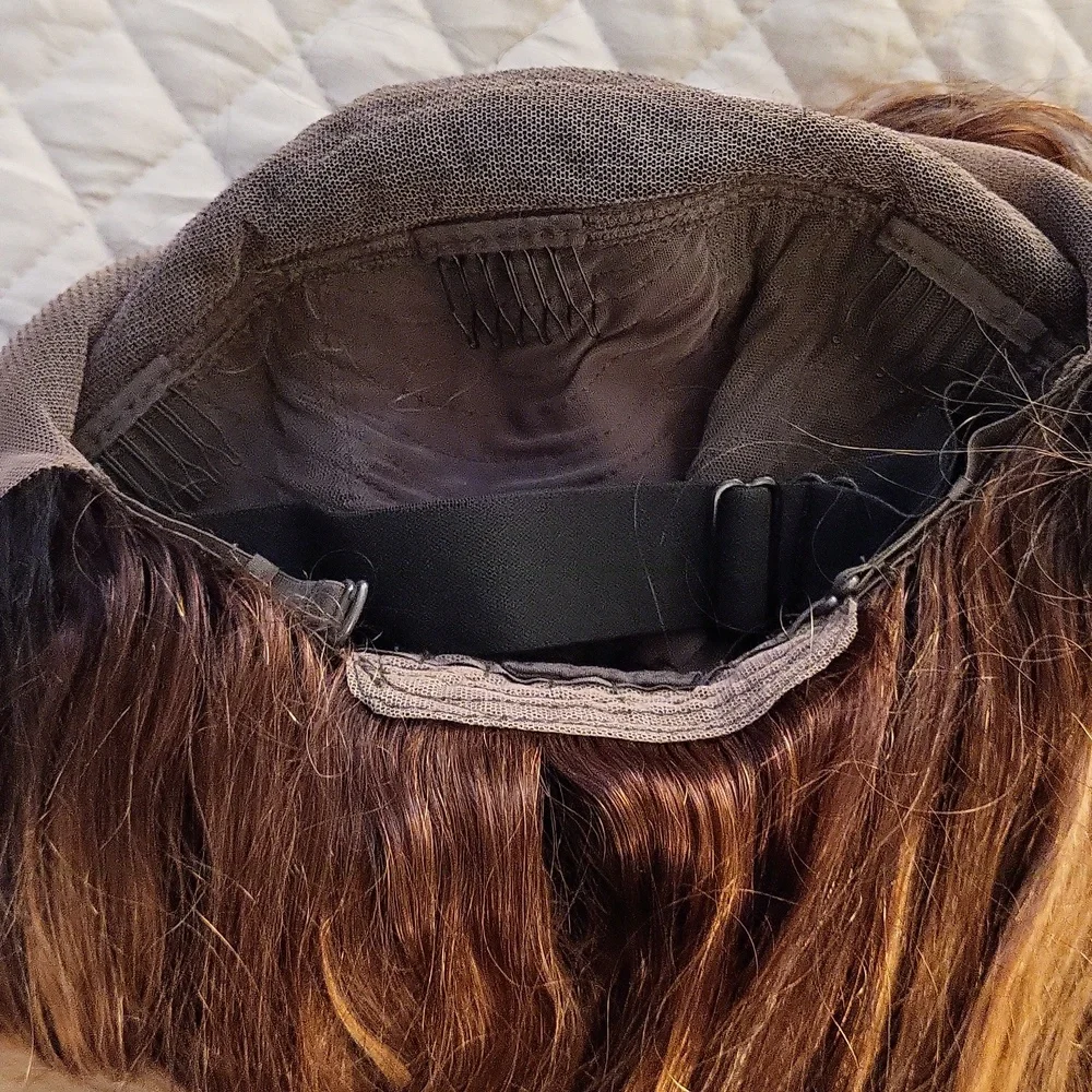 Human Hair Wig 24inch 13x6 Lacefront. 1b Roots Ombre Body Wave NEW NEVER WORN - Picture 10 of 12